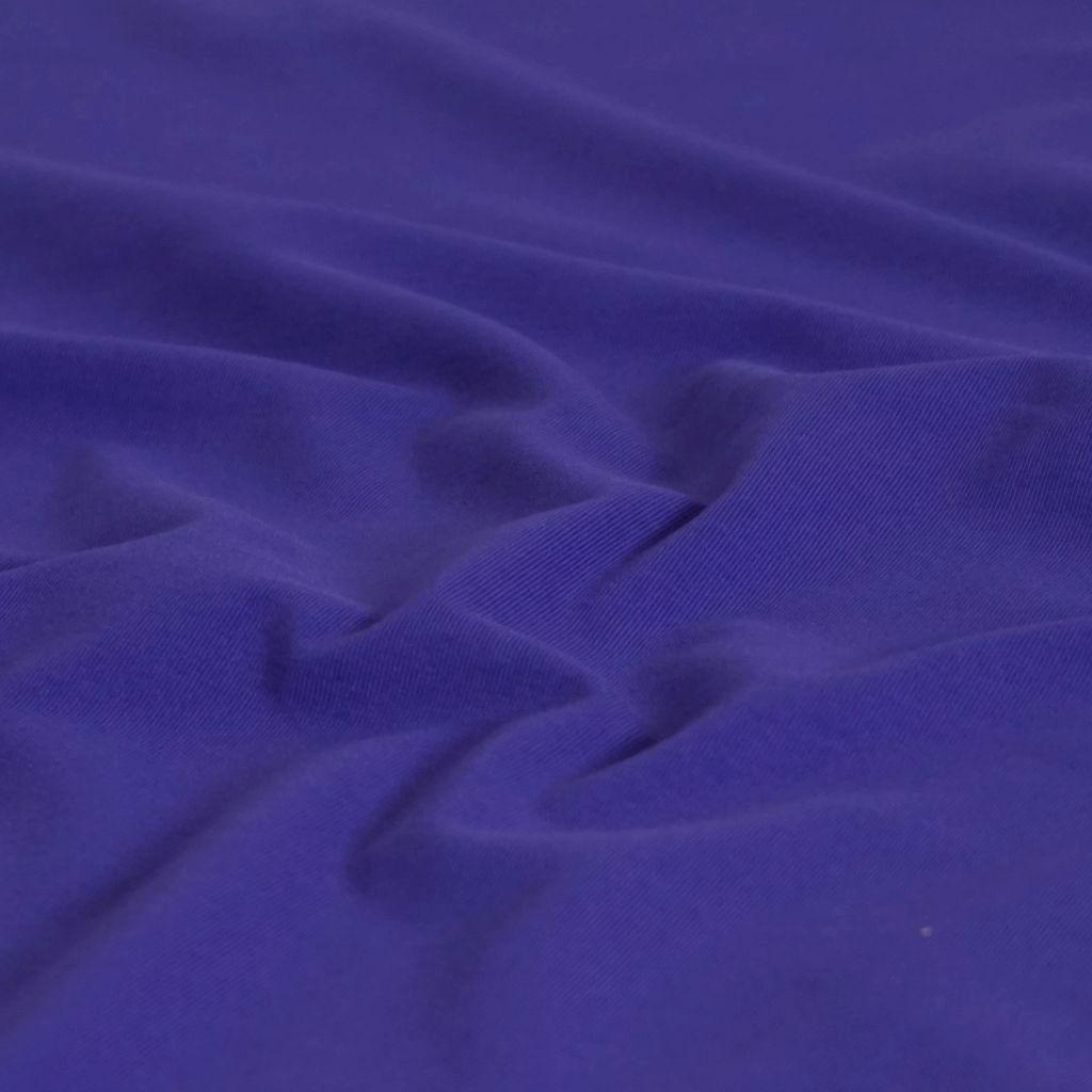Singlejersey uni aus Baumwolle lila - Bio
